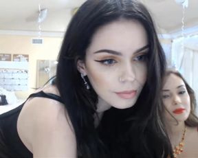 Sandra & Sabrina naughty dancing in chat
