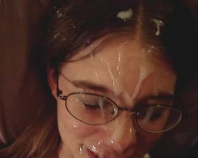 Cum on my glasses, please