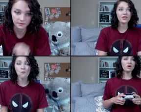 Rileyraine420 fucking herself with a big toy and squirting in doggystyle in cam recording 2017-04-14 065916