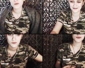 Ps4pro nice close up of her cum dripping down her lips in cam recording 2017-04-11 214412