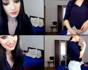 Elyblack getting fucked by her dildo and moaning in cam recording 2017-04-22 125426