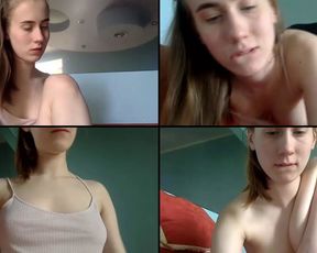 Hotschneewittchen close-up of her ass in cam recording 2017-04-28 182533