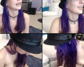 StarPowerrr whipping herself in free cam recording 2017-05-04 142030