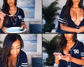Ariana_Gray got down on the floor and rode the hell out of her black dildo and lots of close ups in free cam recording 2017-05-12_012159
