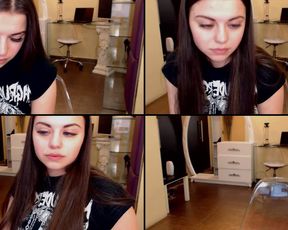 sunn_o got naked, fucked her tight pussy with her toy, then stucked another toy in her ass at the same time in free cam recording 2017-05-03 151312