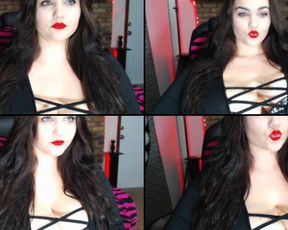 AthenaBlaze getting fucked by her dildo and moaning in free cam recording 2017-05-01 91404