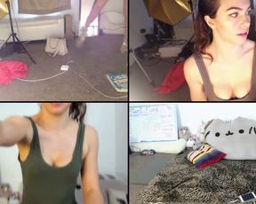 Chroniclove put it in her pussy then sucked her cum off of it then fucked her pussy some more in cam recording 2017-04-28 002522