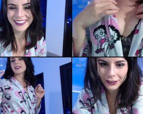 Kickaz playing with big tits & fingering wet pussy in free cam recording 2017-04-16 82325