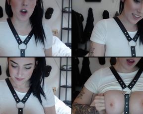 AlexaMaree moaning like a monster 2 orgasms in free cam recording 2017-04-18 23923