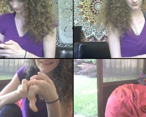 Blueeyedgypsy cumming all over her dildo in cam recording 2017-05-18 012631