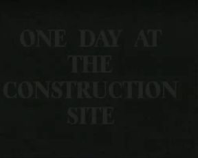 Vintage Gangbang at Construction Site