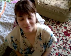 SIster and her beautiful blowjob