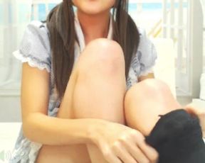 Japanese hottie tease
