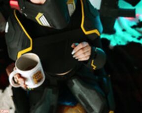 MollyRedWolf- Helldivers Democracy in a Cup