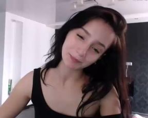 sexy little fun babe sucks cock