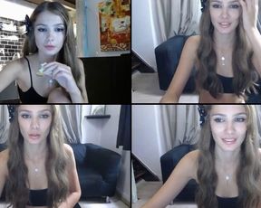 MaryCandy21 body rub down in free cam recording 2017-07-19_182802