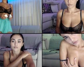 LilEmma__ showing off booty and a few peeks of plump pink pussy in free cam recording 2017-07-18_010026