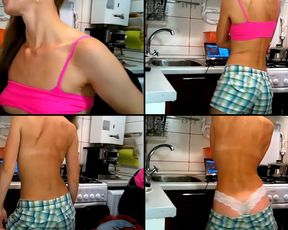 Flower_girl1 cream running down her ass and from her pussy in cam recording 2017-07-21_010701