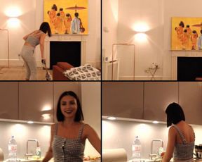 CrazyM_ playing with her belly, jumping, smacking her ass in free cam recording 2017-07-21_022055