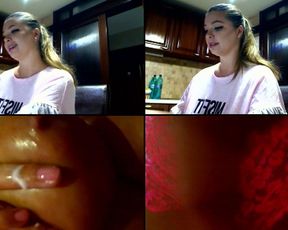 Zuzulici cumming on your counter in free cam recording 2017-08-12_020217