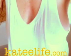 KATEELIFE Wet Tee Bath Recording Video mfc