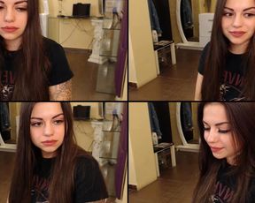 sunn_o playing with her belly, jumping, smacking her ass in free cam recording 2017-10-17_132909