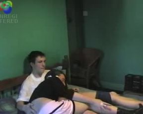 Hannah sucking & riding her man