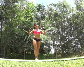 Kimtylor_ Outdoor Workout in private premium video