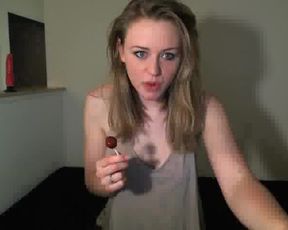 LadyAmyAnne AmyAnonymous Lollipop and Dildo