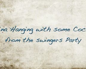 little_mina BG - jerks off 2 guys + cum on chest - prem