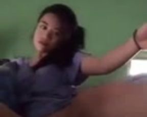 Chinese Girl Make a video For Her Boyfriend