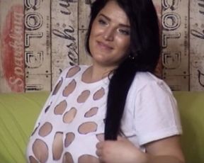 Serenityany removes bra in public