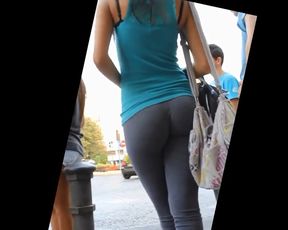 teen in leggings