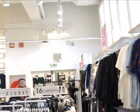 Littlesubgirl - Get Busted in Clothes Store Anal &Squir