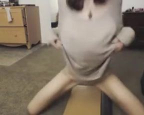 MissAlice fuking the mirror 2