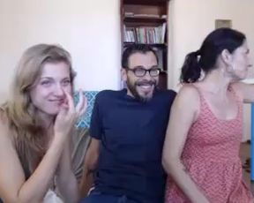 fun with wife and nanny