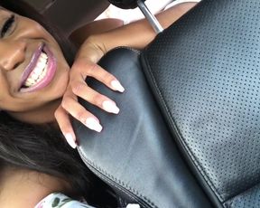 Hairy Forest PLay creamy pussy in Car part.1
