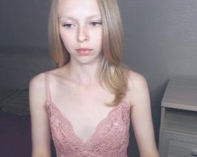 perfect little blond fingering ass in the air