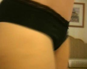 Blonde Strip in front of Couch 3