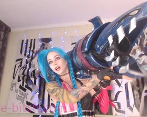Purple Bitch - get jinx cosplay chaturbate livestream 051017