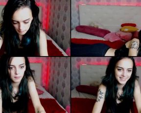 Doll_Tattoo lots of ass shakin and titty shakin, oral on a large black dildo in free cam recording 2018-09-13_231917