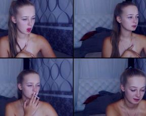 CarolinaMagic finger dildo masturbation all five fingers in pussy in free cam recording 2018-09-10_200218