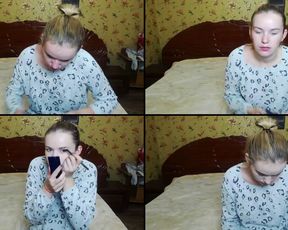 Bloomingliz big pink dildo and hitachi wand make me scream in pleasure in webcam recording 2018-09-12_12-54-03