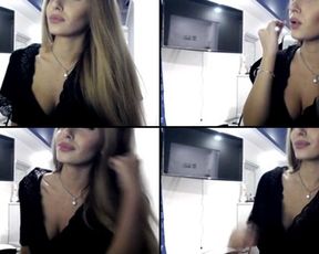 BlondIcequeen slowly strip out of her clothes and then play with her ass with her fingers in free cam recording 2018-09-14_053941