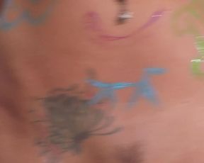 Nikki Sms nude paint