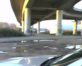 Billige Schnalle Draussen Auf Dem Benz Durchgerammelt