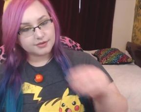 Curvy sweet voice Kittenchu teases with fat ass and big