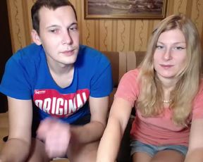 gorgeous blondy thigh-high socks suck fuck facial