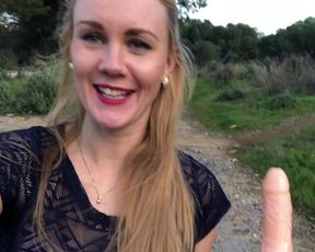 Iviroses - Naked Dildo Fucking Marathon in Public