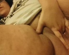 Naughty Brunette BBW Finger Fucking Masturbation